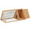 PawHut Jaula para Conejo Marrón 116 x 62.2 x 52.5 cm 1