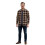 Timberland (M, Chocolate Brown) Timberland Mens Checked Casual Button-Down Shirt 3