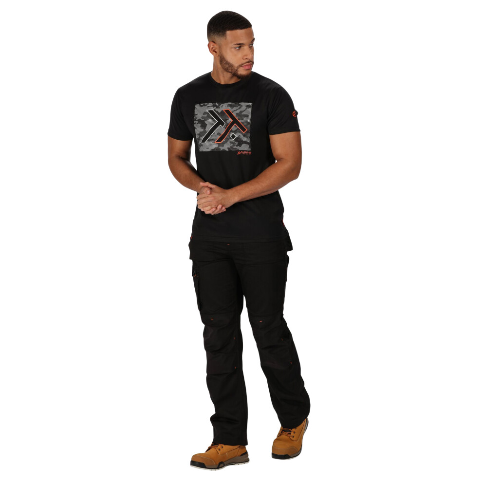 (38L, Black) Regatta Professional Mens Work Trousers 5059444975097