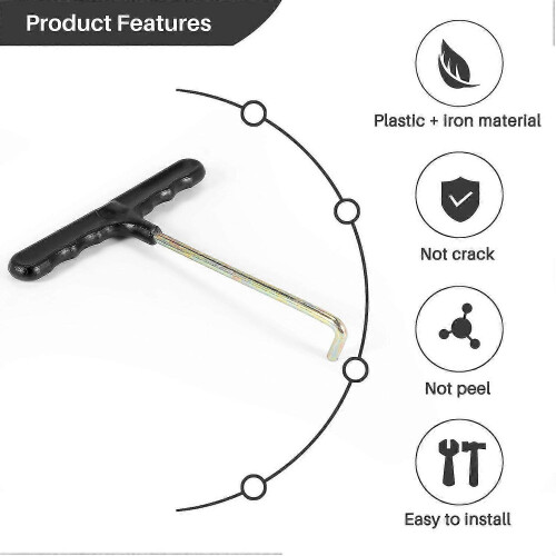 Trampoline Spring Pull Tool T-Hook Spring Puller Tool to Pull a Trampoline Spring 1