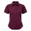 Premier (14, Aubergine) Premier Short Sleeve Poplin Blouse / Plain Work Shirt 1