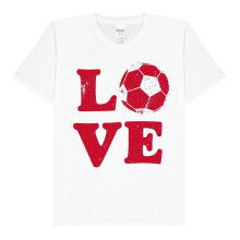 (5-6 Years, White) Gildan Childrens/Kids Love England Football T-Shirt