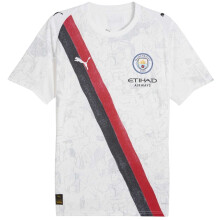 (XL, White) Puma Mens Manchester City Football Shirt
