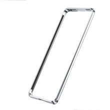 Aluminiumlegierung Bumper Hülle für iPhone 15 Silver