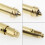 12 PCS Sink Plug Replacement Basin Bath Waste Click Clack Spring Brass Plug Bolt for Kitchen Sink Bath Tub Drain Stopper 5