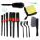 Car Detailing Brush Kit 14pcs with Microfiber Cloth for Cleaning Wheels Interior Dashboard and Engine 5