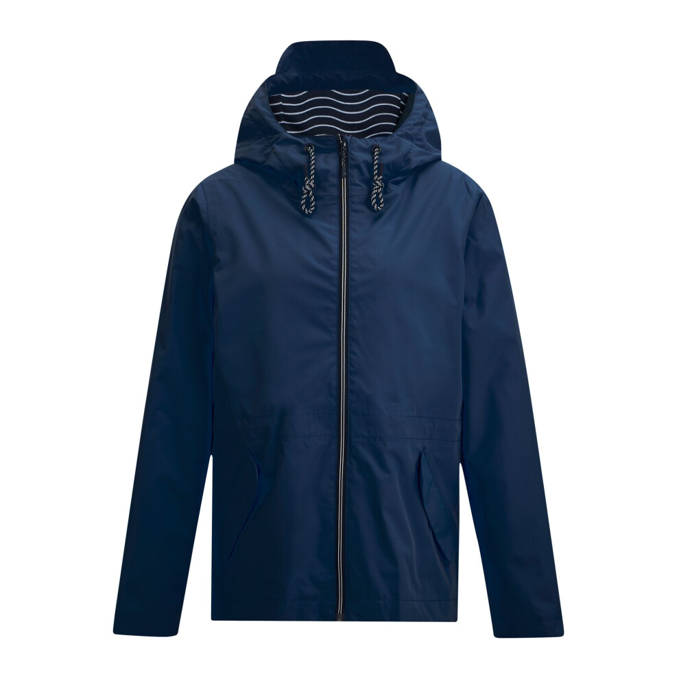 Regatta (8 Uk, Navy) Womens/Ladies Bayletta Grid Distress Waterproof Jacket