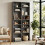 Homcom HOMCOM 640 CD Storage Unit 360 DVD Storage Tower w/ 18 Compartments Grey 9