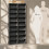 Homcom HOMCOM 640 CD Storage Unit 360 DVD Storage Tower w/ 18 Compartments Grey 4
