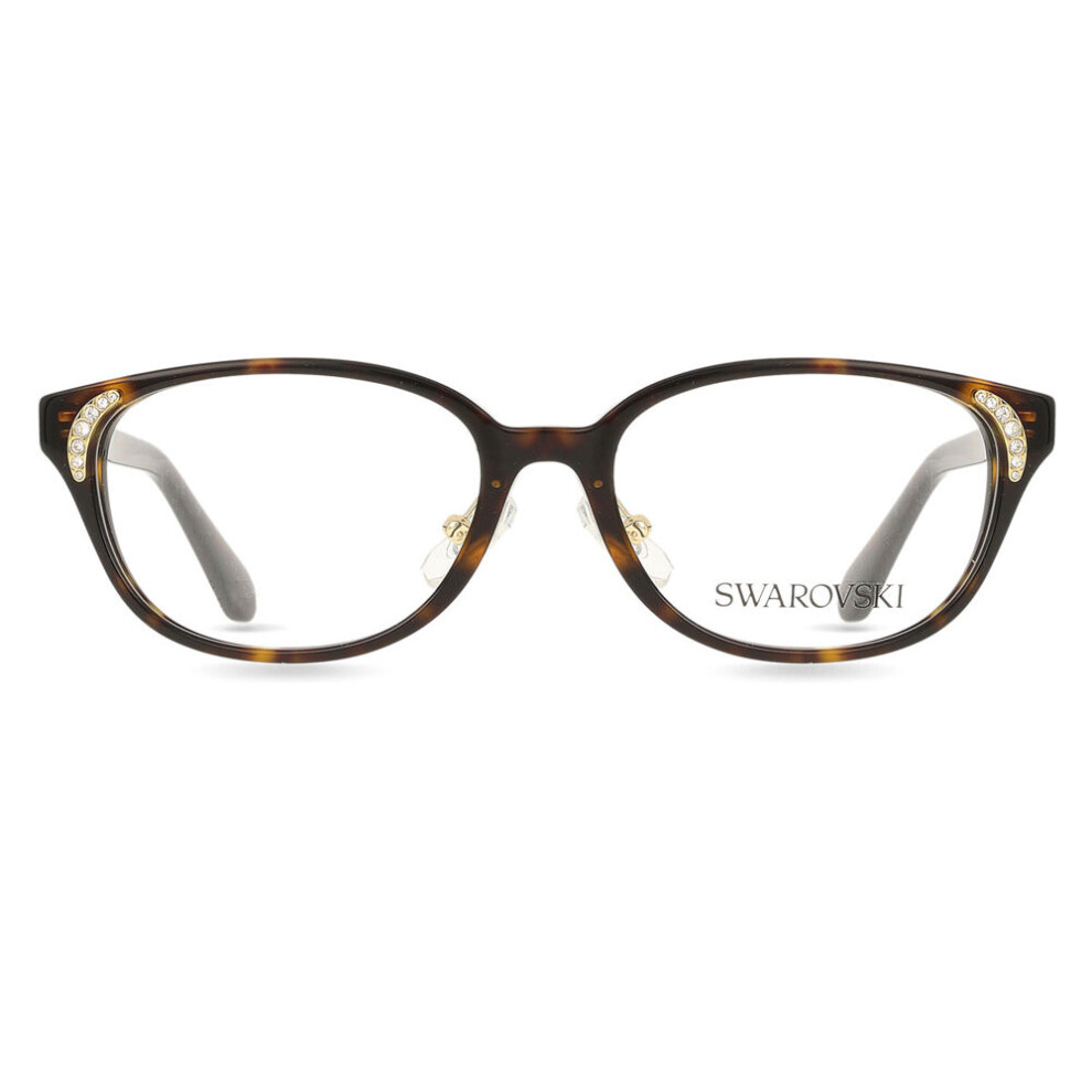 Swarovski Women's Sk2040d 1002 Woman Optical Frames Acetate Turtle Round Normal - Image 2
