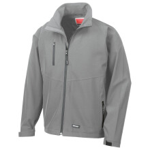 (M, Silver Grey) Result Mens Soft Shell Jacket