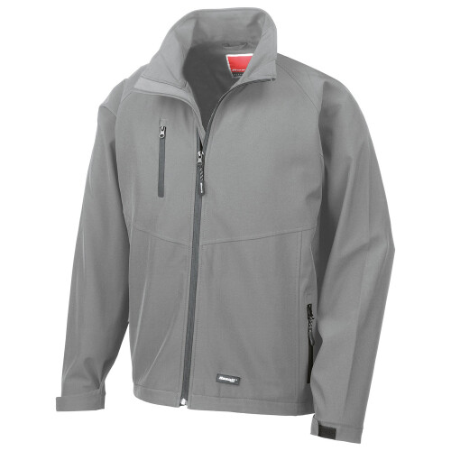 Result (M, Silver Grey) Result Mens Soft Shell Jacket