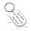 Stainless steel keychain Valentine's Day gift for couples 2