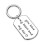 Stainless steel keychain Valentine's Day gift for couples 3