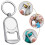 10 Pcs Sublimation Blank Keychain Metal Bottle Opener Blank Key Ring Heat Transfer Rectangular Subl 5