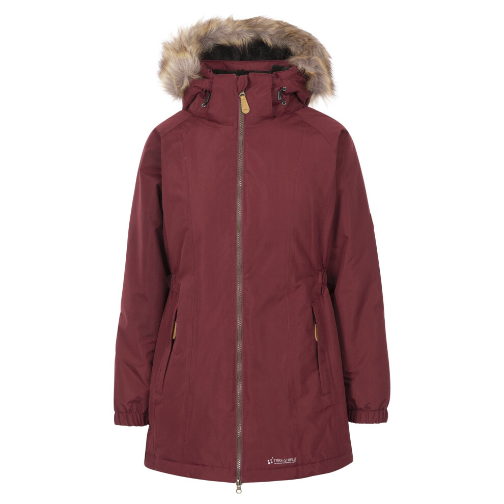 Trespass (Xxl, Dark Cherry) Womens/Ladies Celebrity Insulated Longer Length Parka Jacket
