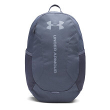 (One Size, Grey/Black) Under Armour Hustle Lite Backpack
