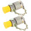 2Pcs Hydraulic Test Adapter High Pressure Hose Fitting Measuring Point Coupling Tool(1/4inM16 x 2 ) 4