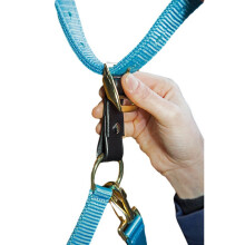 (1in, Black) Aviemore Leather Horse Headcollar Breakaway Attachment