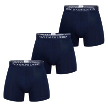 (S, Navy) Ralph Lauren Mens Boxer Shorts (Pack of 3)