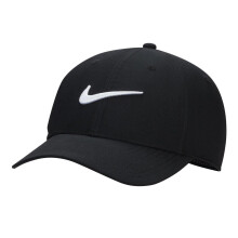 (S, Black/White) Nike Unisex Adult Swoosh Baseball Cap
