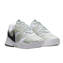 (7 UK, White/Silver) Nike Mens Court Lite 4 Tennis Shoes