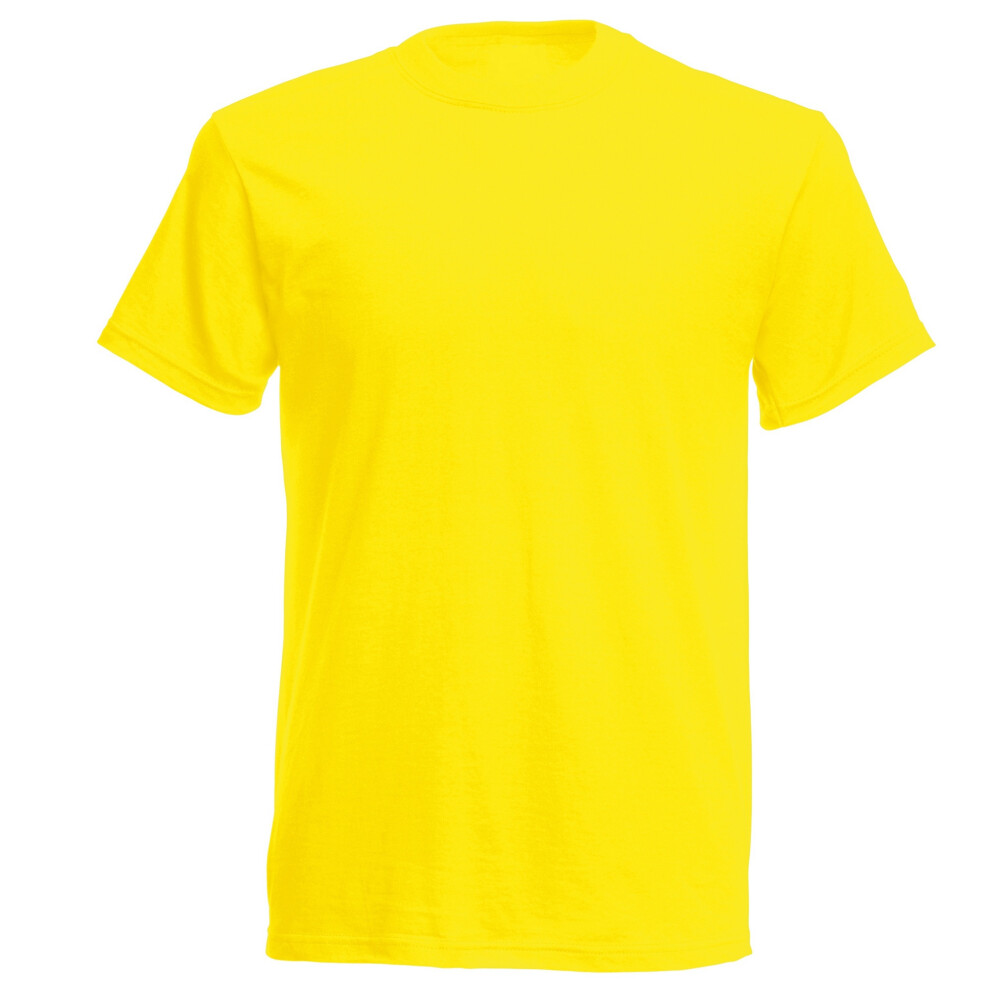 Fruit Of The Loom (3Xl, Yellow) Mens Original T-Shirt
