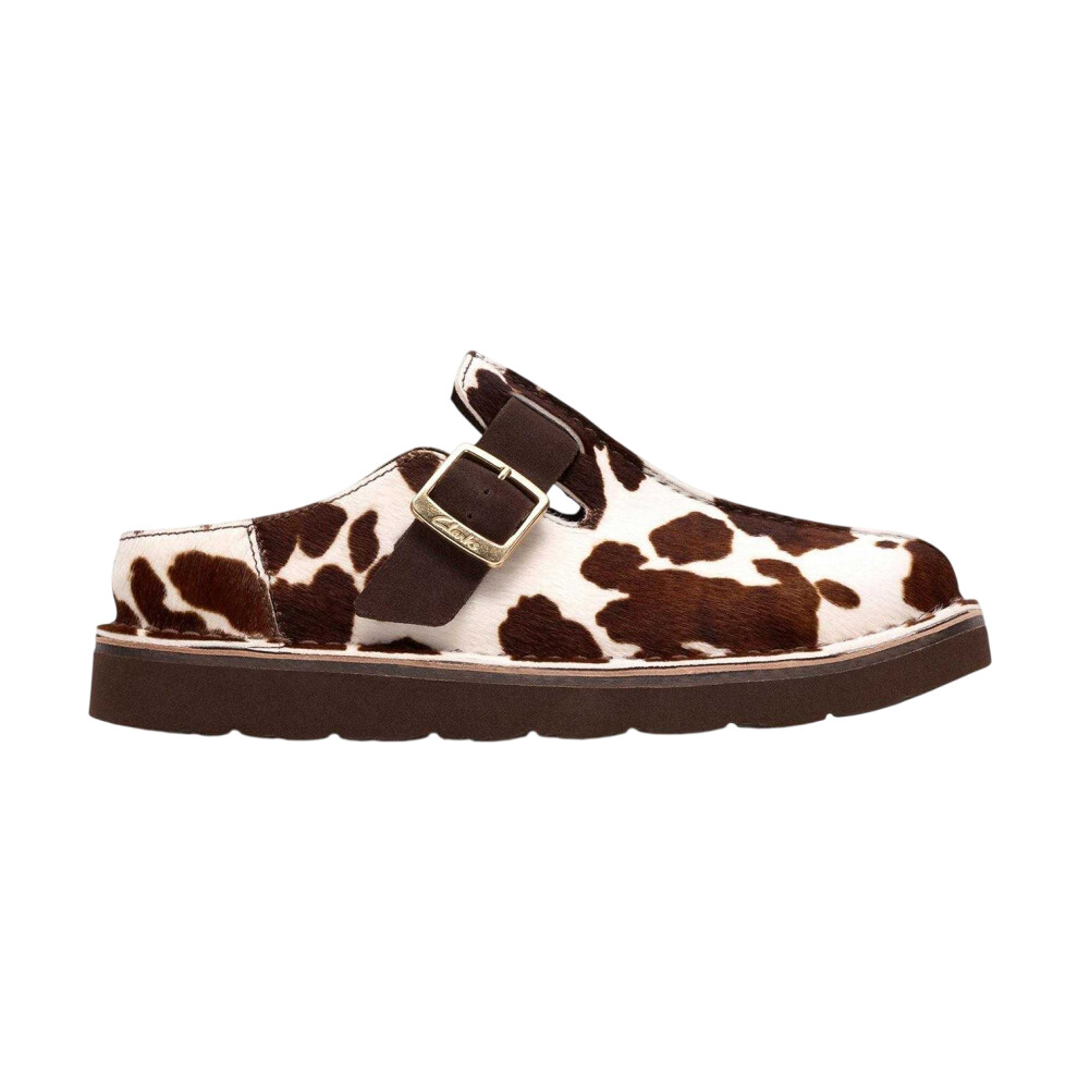 Clarks (4 Uk, Cowhide) Womens/Ladies Solsbury Suede Flat Mules