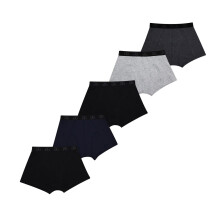 (9-10 Years, Black/Navy/Grey/Charcoal) Giorgio Boys Boxer Briefs (Pack of 5)