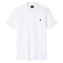 (XXL, White) Paul Smith Mens Zebra Regular Polo Shirt