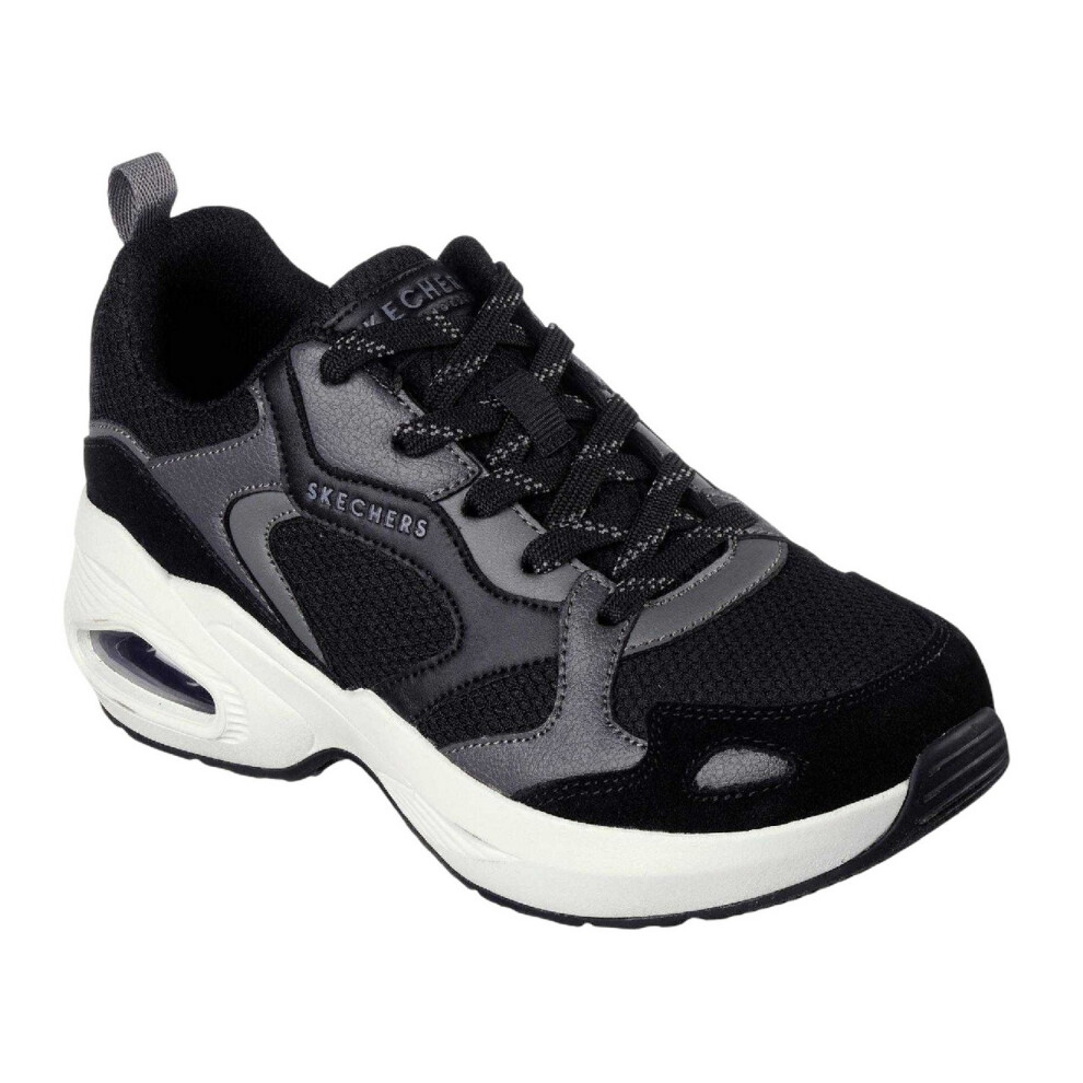 Skechers (3 Uk, Black) Womens/Ladies Uno Suede Trainers
