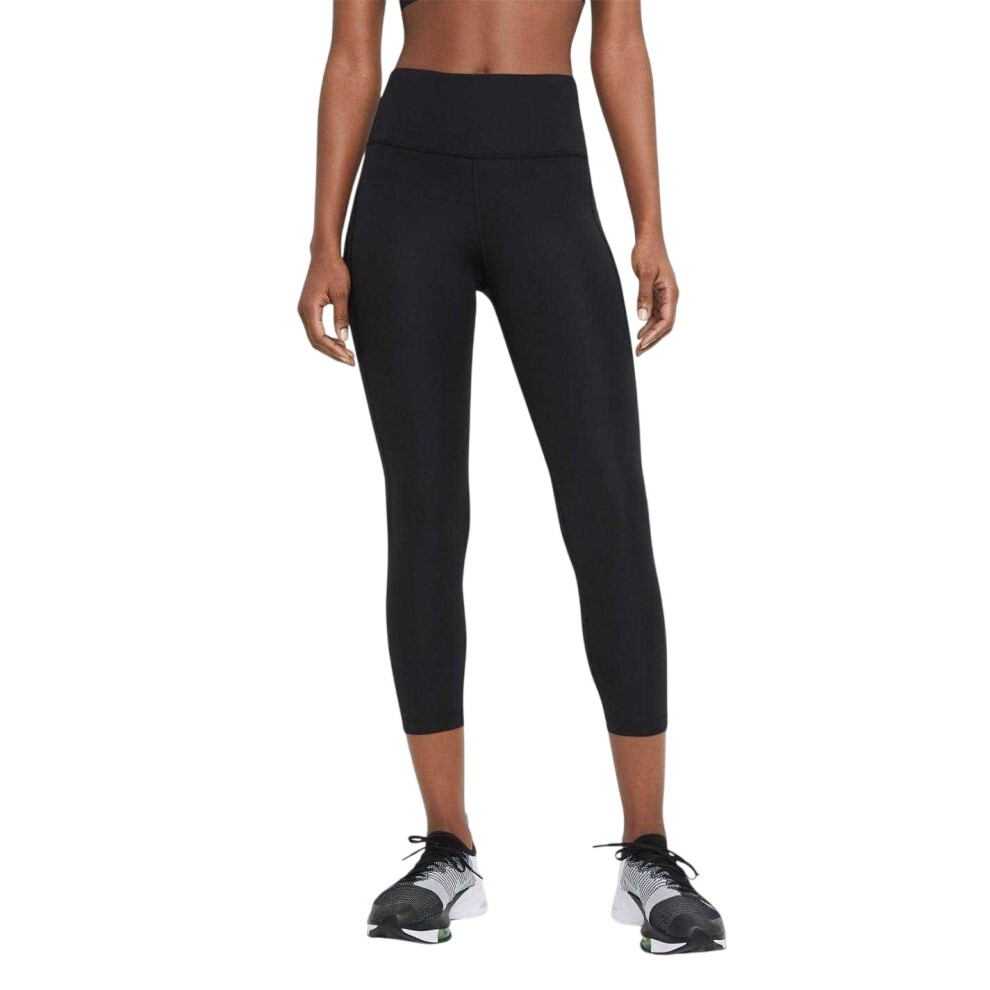 Nike (10 Uk R, Black) Womens/Ladies Mid Rise Running Leggings