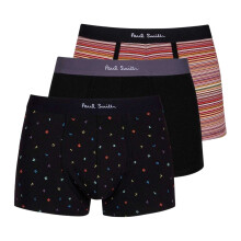 (M, Multicoloured) Paul Smith Mens Assorted Designs Boxer Briefs (Pack of 3)