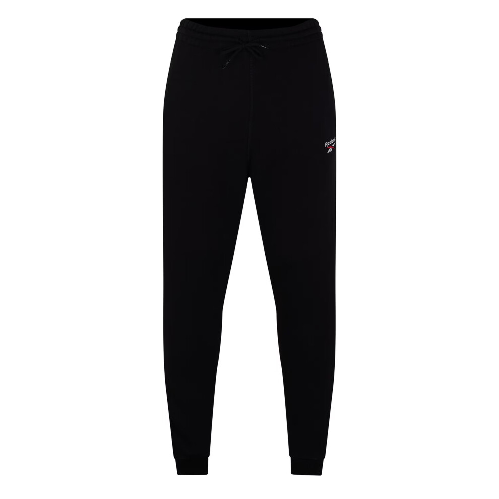 Reebok (L R, Black/White) Mens Identity Fleece Joggers