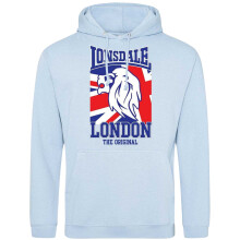 (XL, Sky Blue) Lonsdale Mens The Original Logo Hoodie