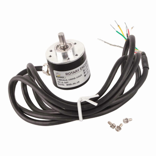 ABZ Encoder Incremental 3?Phase 6mm Solid Shaft Motor Reducer Equipments DC5?24VC38S6G5?2000Z 2