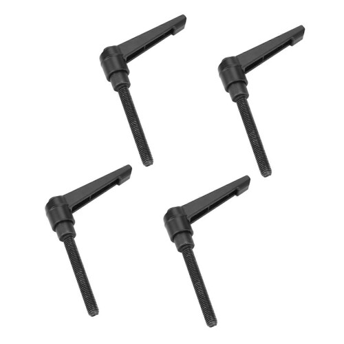 4PCS Metal Machine Knobs Adjustable Fixing Handle M6 Male Thread (16mm) 1