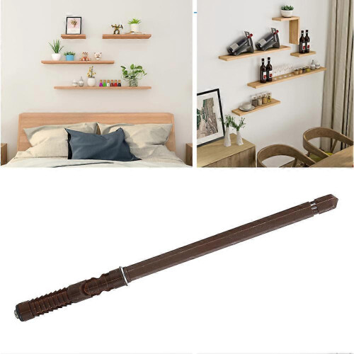 10PCs Wall Concealed Shelf Support Floating Steel Plastic Cover Hardware Accessory Removable 2