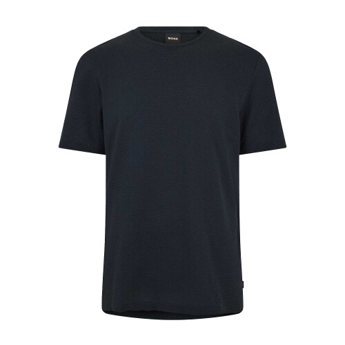 Hugo Boss (S, Dark Blue) Hugo Boss Mens Boss Cotton Regular T-Shirt