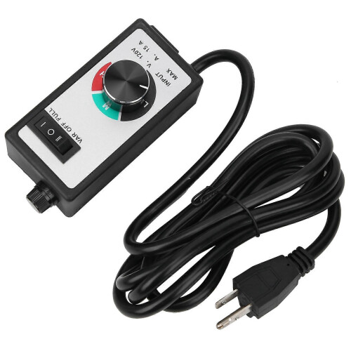 Fan Speed Controller Variable Adjuster Electronic 120V 1500W 15A US Plug 2 Meter Cord 2