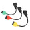 3pcs Connect Cable Ecu Scan Adaptors Connector Fits compatible with Fiat Practical Accessory 2