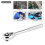 Quick Release Ratchet Wrench 45 Teeth Adjustable Chromed Sleeve Socket Spanner Square Head Professional Hand Tools3/8in 2