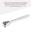 Quick Release Ratchet Wrench 45 Teeth Adjustable Chromed Sleeve Socket Spanner Square Head Professional Hand Tools3/8in 4