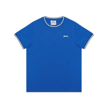 (7-8 Years, Royal Blue) Slazenger Childrens/Kids Tipped Crew Neck T-Shirt