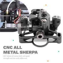 CNC All Metal for Sherpa V3 Extruder High Temperature Resistance Extruder Without Motor for Voron CR-10 Grey