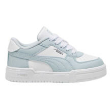 (13 UK Child, White/Blue) Puma Childrens/Kids Pro Trainers
