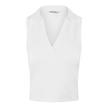 (6 UK, Vintage White) Jack Wills Womens/Ladies Cable Knit Sleeveless Shirt