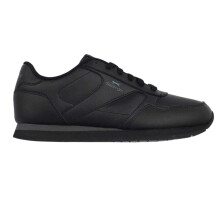 (6 UK, Black/Charcoal) Slazenger Childrens/Kids Classic Leather Trainers