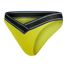 (16 UK, Green) Speedo Womens/Ladies Striped Bikini Bottoms