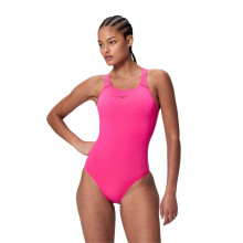 (12 UK, Pink) Speedo Womens/Ladies Medalist One Piece Swimsuit